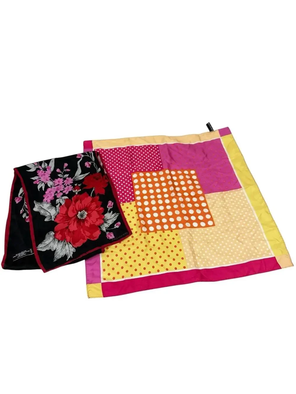 Jones New York 100% Silk Lot of 2 Scarves